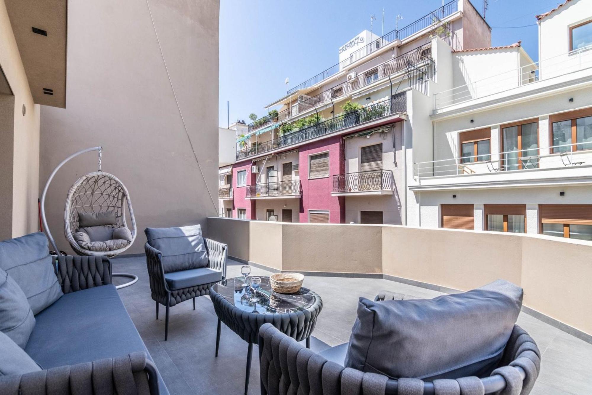 Delenco Trio Apartment Атина Екстериор снимка